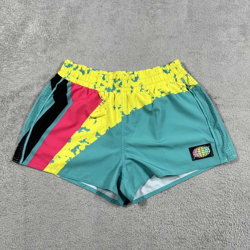 Slunks Shorts Women Medium YMC Volleyball Swim Trunks Athletic Beach Retro Style